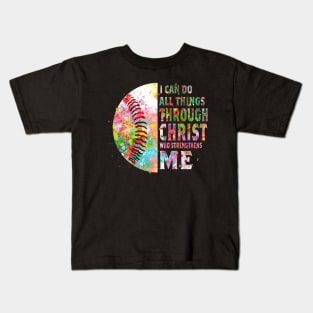 I CAN DO ALL THINGS THROUGH CHRIST WHO STRENGTHENS ME Kids T-Shirt